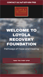 Mobile Screenshot of loyolarecovery.org